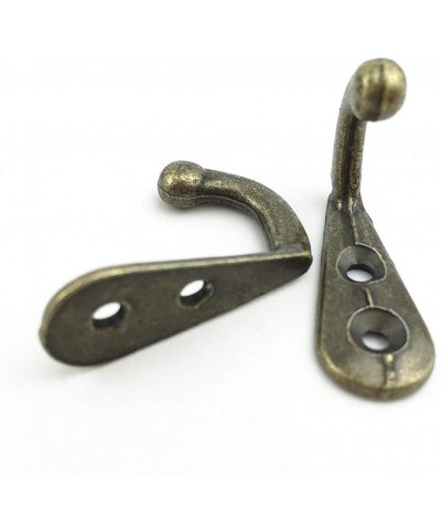 50pcs Hook with 100pcs Screw-Small Size Antique Bronze Tone Door Wall Mounted Hook Hanger - CE197R4Y60Q $9.63 Outdoor Lightin...