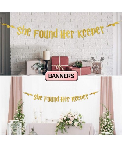 Gold Glitter Bachelorette Party Banner Decorations - Bridal Shower Hen Party Decorations Supplies- Wedding Party Decoration- ...