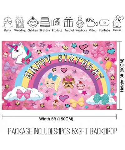 5x3ft Colorful Cartoon Backdrop for Sweet 16 Happy 18 Dream Crazy Big Theme Bokeh Photography Background Birthday Party Banne...