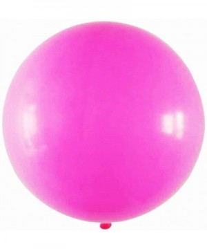 36 Inch Giant Latex Balloons 6pcs High Quality Round Dark Pink Balloons Large Balloons for Baby Shower/Photo Shoot/Birthday/W...