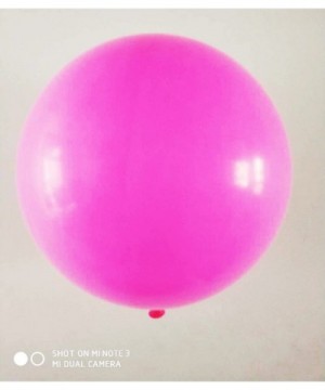 36 Inch Giant Latex Balloons 6pcs High Quality Round Dark Pink Balloons Large Balloons for Baby Shower/Photo Shoot/Birthday/W...