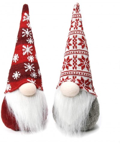 Christmas Gnome Tomte- Set of 2 Xmas Decor Toy Ornaments Gift Spring Home Household Ornaments - 12 Inches - C - CQ18A6R5R49 $...