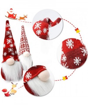 Christmas Gnome Tomte- Set of 2 Xmas Decor Toy Ornaments Gift Spring Home Household Ornaments - 12 Inches - C - CQ18A6R5R49 $...