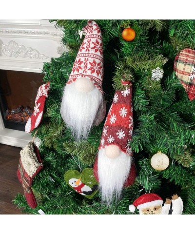 Christmas Gnome Tomte- Set of 2 Xmas Decor Toy Ornaments Gift Spring Home Household Ornaments - 12 Inches - C - CQ18A6R5R49 $...