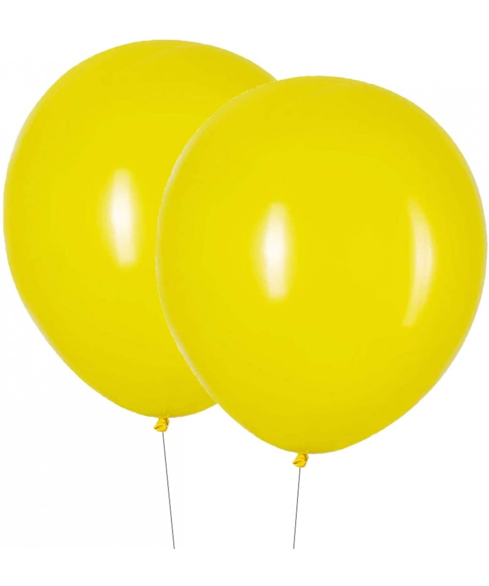 18 inch Yellow Balloons Yellow Latex Party Balloons Party Decorations Supplies- Pack of 12 - Yellow - CR19CRXG0OS $7.85 Balloons