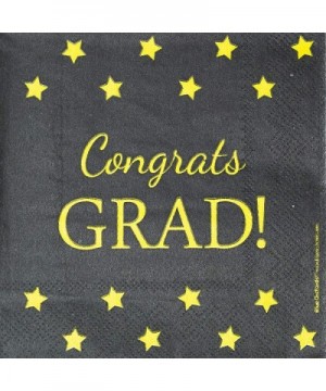 Graduation Napkins- Congrats Grad Party Supplies- Cocktail and Beverage Napkins- 100-Pack- 5 x 5 Inches Folded - CR18WIUL9HM ...