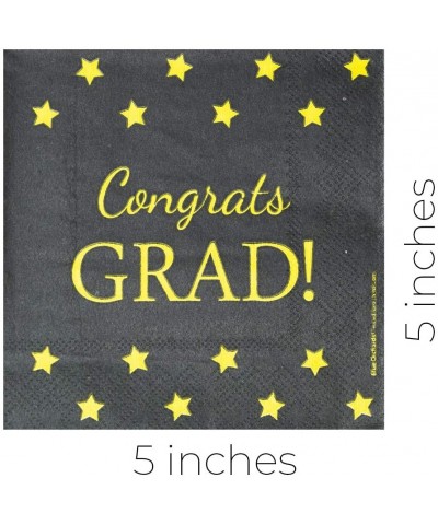 Graduation Napkins- Congrats Grad Party Supplies- Cocktail and Beverage Napkins- 100-Pack- 5 x 5 Inches Folded - CR18WIUL9HM ...