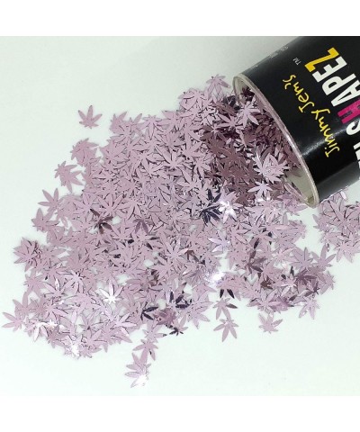 Confetti Marijuana Leaf 3/8" Pink - 2 Half Oz Bags (1 oz) 9715 - Q01 - C719DU6TW8T $9.40 Confetti