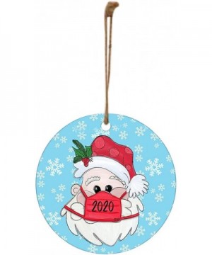 2020 Christmas Holiday Decorations Hanging Christmas Santa Pendant Personalized Family of Ornament (25PCS-Multicolor 1- 2.8IN...