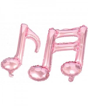 10Pcs Pink Music Note Foil Balloons Music Theme Party Decorations Music Birthday Decorations Rock Star Birthday Decorations R...