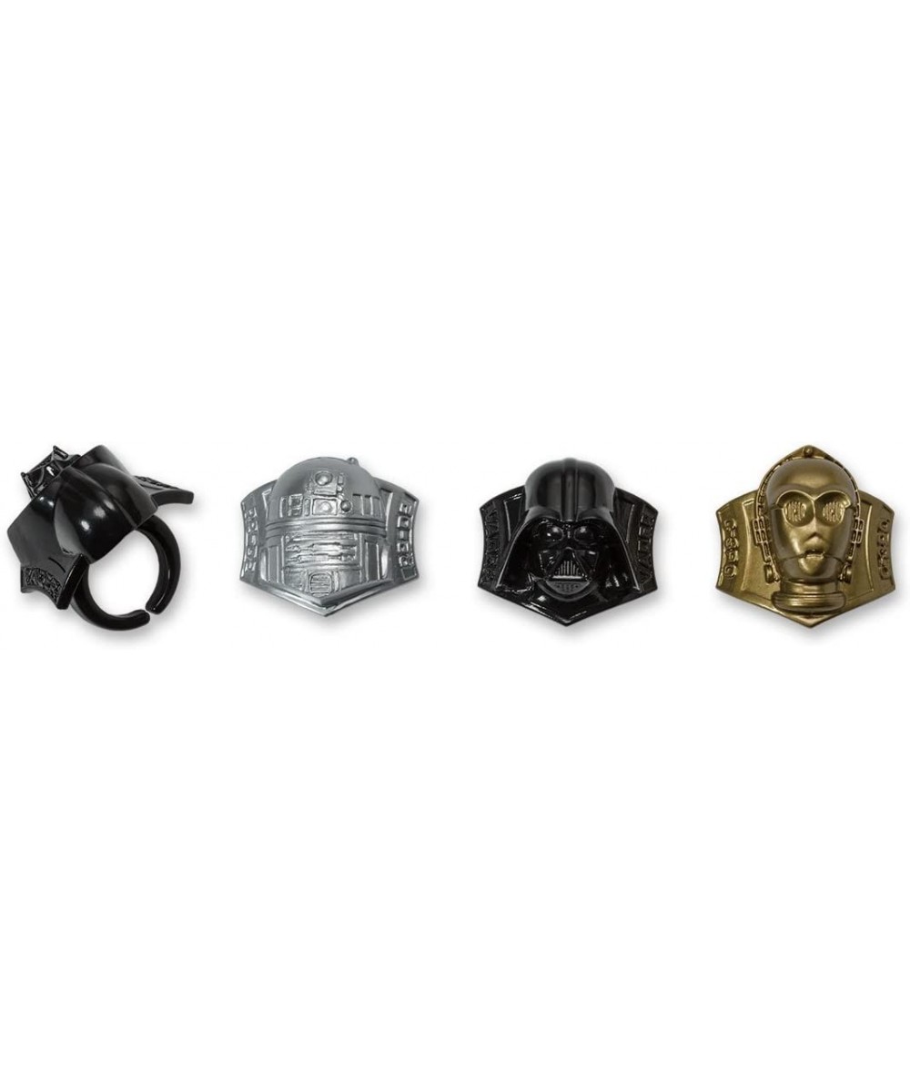 Star Wars Darth Vader- C3P0 R2D2 Cupcake Rings- 12 pieces - CR12690DFA7 $7.00 Cake & Cupcake Toppers