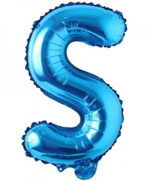 Blue 28 inch Letter Balloons Alphabet Number Balloons Foil Mylar Party Wedding Bachelorette Birthday Bridal Baby Shower Gradu...