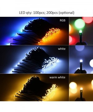 Solar Powered String Lights 200 LEDs Solar Fairy Lights 55ft Solar Lights Outdoor String 2 Modes Christmas Lights IP65 Waterp...