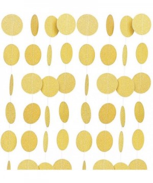 Gold Glittery Cheers & Beers Banner and Gold Glittery Circle Dots Garland (25Pcs Circle Dots)-Bachelorette Baby Shower Gradua...