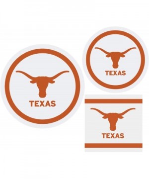 Texas Longhorns Party Supplies Themed Paper Plates and Napkins Serves 10 Guests - CQ18W6RAHAH $11.50 Party Packs