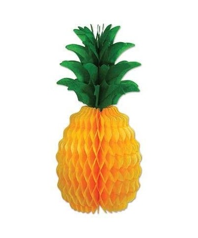 2 Pack Pineapple Honeycomb Tissue Centerpieces for Summer Luau Party 12 Inches - CC186I3CN2C $8.11 Centerpieces