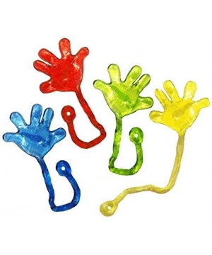 36 Sticky Hands Multicolored Stretchable Vinyl Sticky Hands and Feet Toy Holiday Birthday Party Favor Stocking Stuffer Fun Wa...