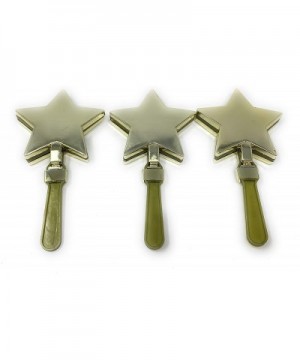 20 Bulk Star Hand Clapper / Team Spirit Noise Maker Assortment (Gold) - Gold - CI196SI4MZ5 $18.13 Noisemakers