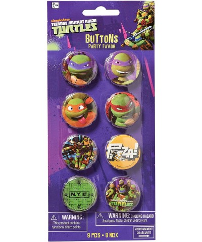 Teenage Mutant Ninja Turtles (TMNT) Party Supplies- Party Favor Buttons (8-Count) - Buttons - C111KHWAOLR $12.12 Banners & Ga...