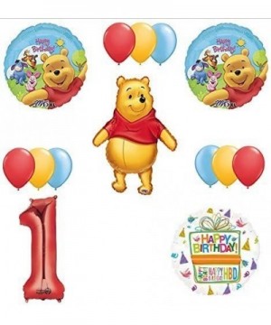 Winnie The Pooh 1st First Birthday Party Supplies and Balloon Bouquet Decorations - C2187AT890C $15.33 Balloons