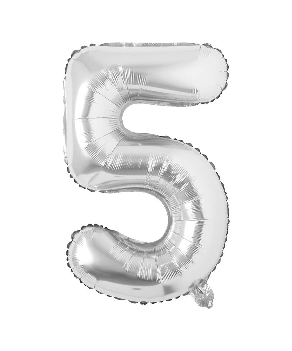 32 inch Letter Balloons Silver Alphabet Number Balloons Foil Mylar Party Wedding Bachelorette Birthday Bridal Shower Graduati...