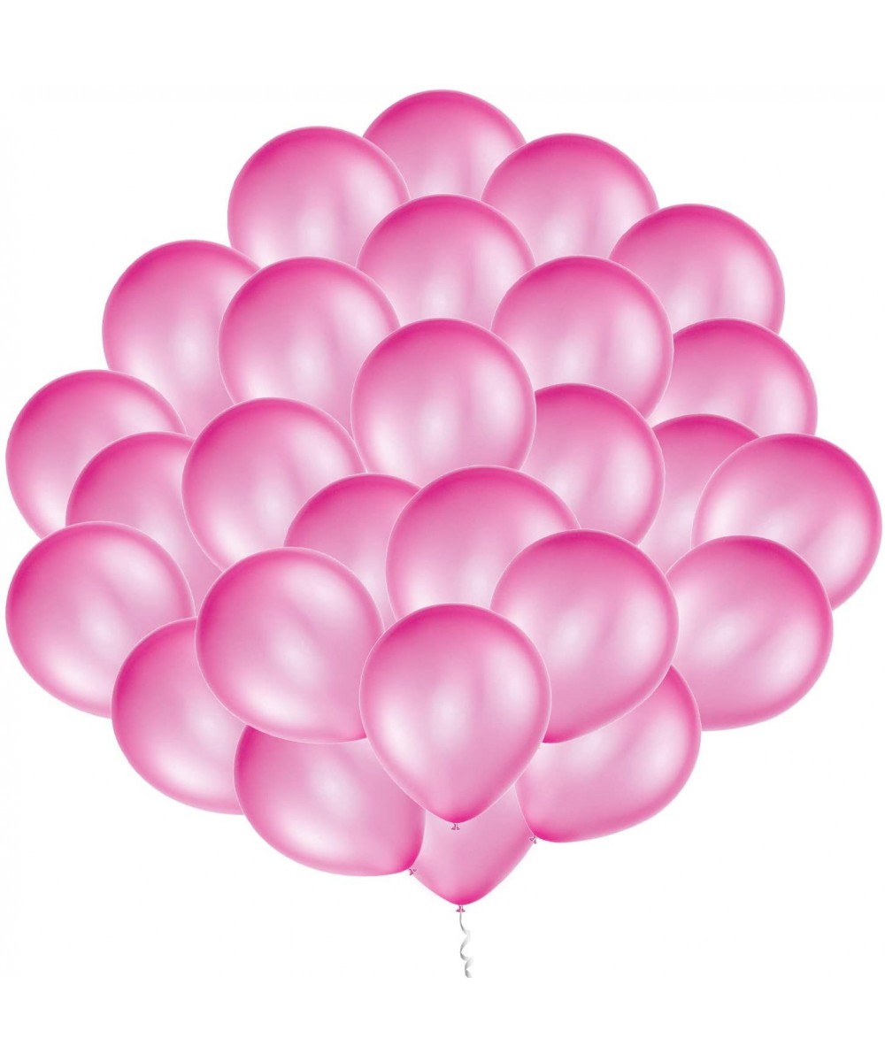 100 pcs 12 inch Pink Pearl Latex Balloon for Boy Girl Party for Activity Campaign - C812MYSWLBG $5.65 Balloons