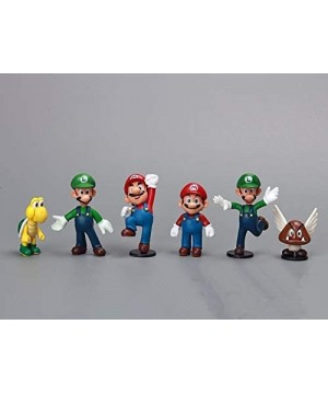 18 Pcs Super Mario Brothers Cake Topper Figures Toy Set -Kids Birthday Party Cake Decoration Supplies - CU18A35Y87S $16.42 Ca...