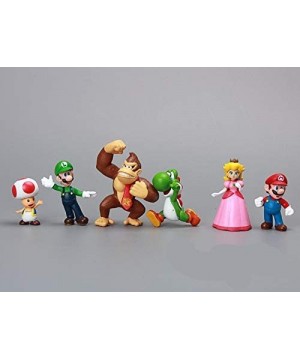 18 Pcs Super Mario Brothers Cake Topper Figures Toy Set -Kids Birthday Party Cake Decoration Supplies - CU18A35Y87S $16.42 Ca...