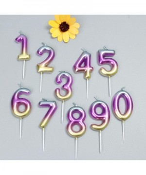 2.76" Large Birthday Candles 1st One Year Cake Baby Roman Cool Number Candle No 1 9 18 21 30 40 50 60 70 Cake Topper Numeral ...