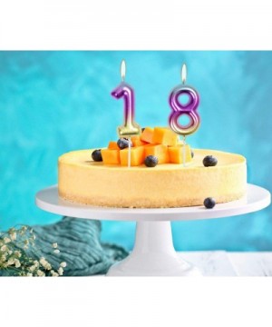 2.76" Large Birthday Candles 1st One Year Cake Baby Roman Cool Number Candle No 1 9 18 21 30 40 50 60 70 Cake Topper Numeral ...