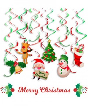 48 pcs Christmas Decorations Kit Merry Christmas Banner Christmas Tree Foil Balloon Christmas Photo Booth Props Christmas Swr...