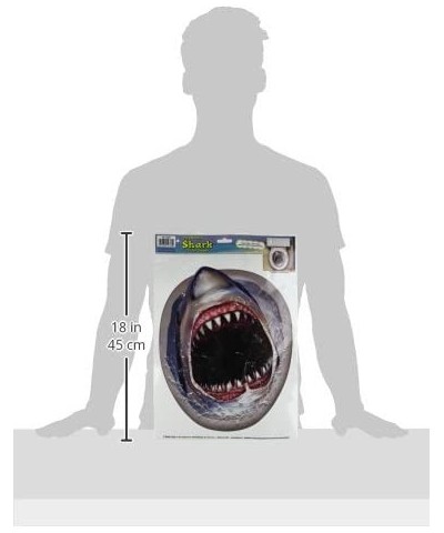 Shark Toilet Topper Peel 'N Place Party Accessory (1 count) (1/Sh) - CT115Y1QVFP $5.20 Streamers