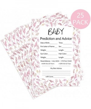 Baby Shower Games Set for Girls and Boys Contains 5 Games- 25 Sheets Each- Funny Baby Shower Game and Party Activities with B...
