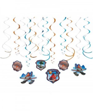 Planes Hanging Party Decorations- Party Supplies - Swirl Decoration - C311MPVINY9 $4.91 Party Hats