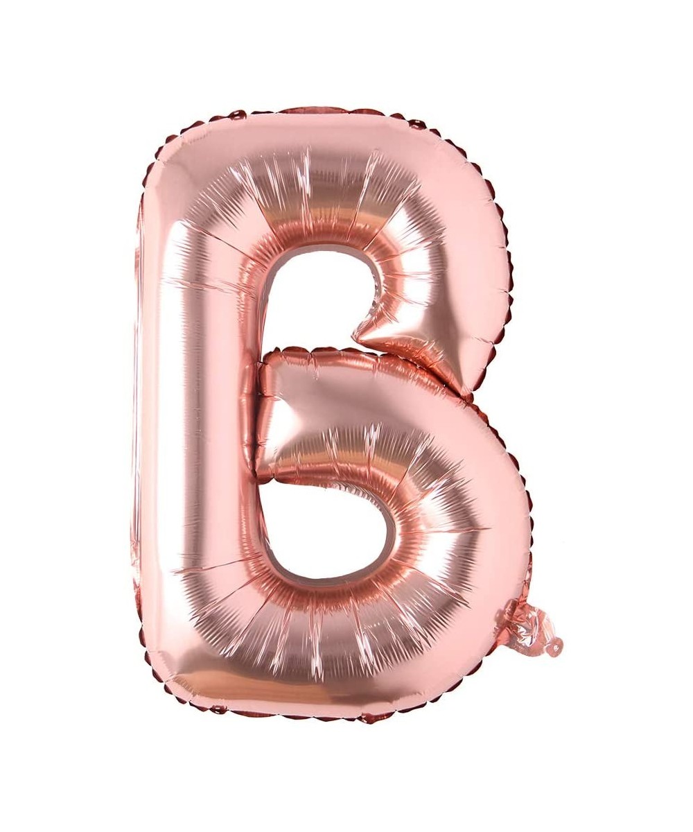 40 inch Letter Rose Gold Alphabet Number Balloon Foil Mylar Party Wedding Bachelorette Birthday Bridal Shower Graduation Anni...