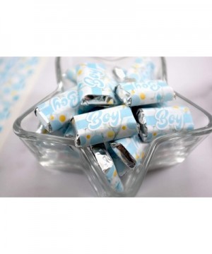 It's A Boy Blue Baby Shower Favors - Hershey's Miniatures Stickers - 54 - Hershey's Miniatures Candy Bar Stickers - Baby Show...