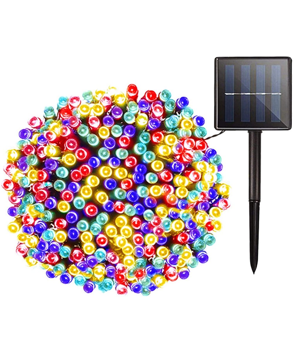 Solar Christmas String Lights Outdoor - 72ft 200 LED 8 Modes Outdoor Fairy String Lights- Waterproof Solar Powered Lights for...