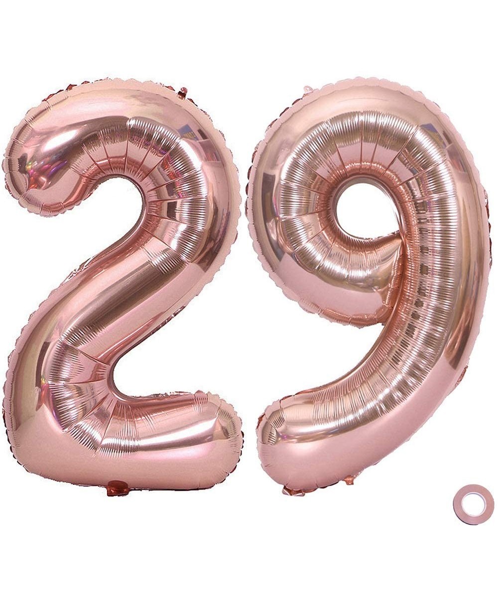 Rose Gold Number Balloons Large Foil Mylar Balloons 40 Inch Giant Jumbo Number Balloons XXL for Birthday Party Decorations - ...