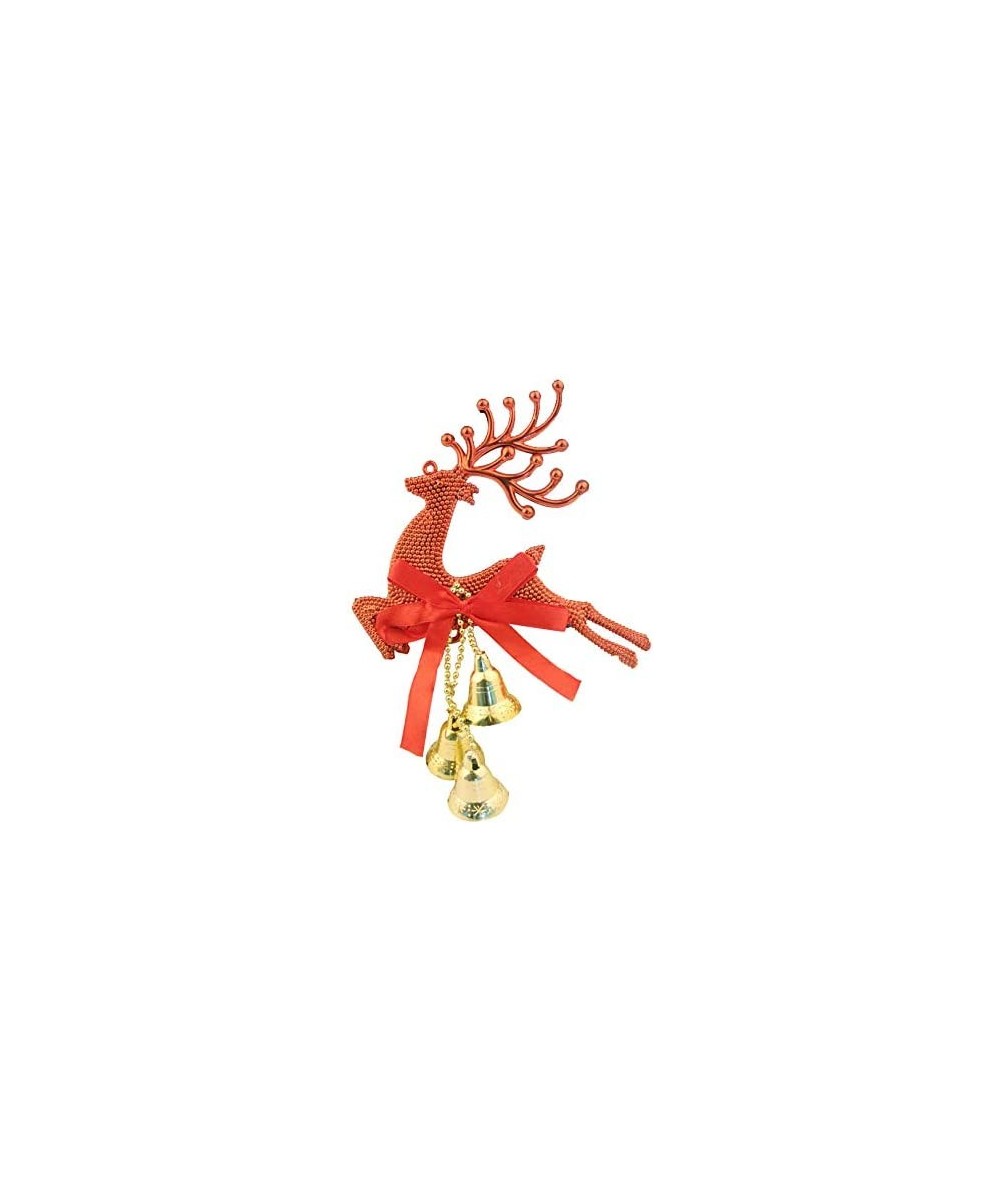 Christmas Decorations Reindeer Ornaments Christmas 7.8in Tree Ornaments (Red) - Red - C418LGALDR5 $8.33 Ornaments