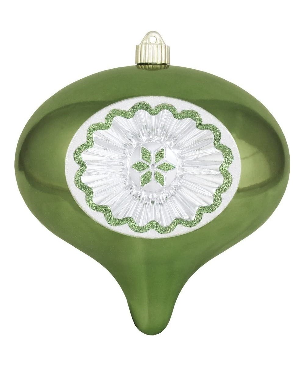 Shatterproof Reflector Onion Christmas Ornament- 8-Inch- Limeade Reflector Onion - Limeade - CY186WHTRL4 $10.04 Ornaments