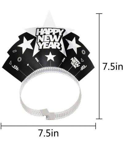2021 Happy New Year Sliver Tiaras Decorations for New Year's Eve Party Supplies (Pack of 12) - C6187K2CT3M $4.52 Banners & Ga...