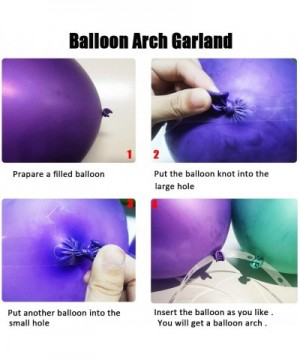 28 PCS Balloon Arch Garland Strip Decorating Kit- 32ft Arch Balloon Tape Strip 20PCS Flower Shape Clips 200 Dot Glue 2PCS Bal...