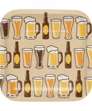 Beers And Cheers Party Bundle 7" Plates (32) Napkins (48) Tablecover (1) - CV189GN6724 $25.12 Party Tableware