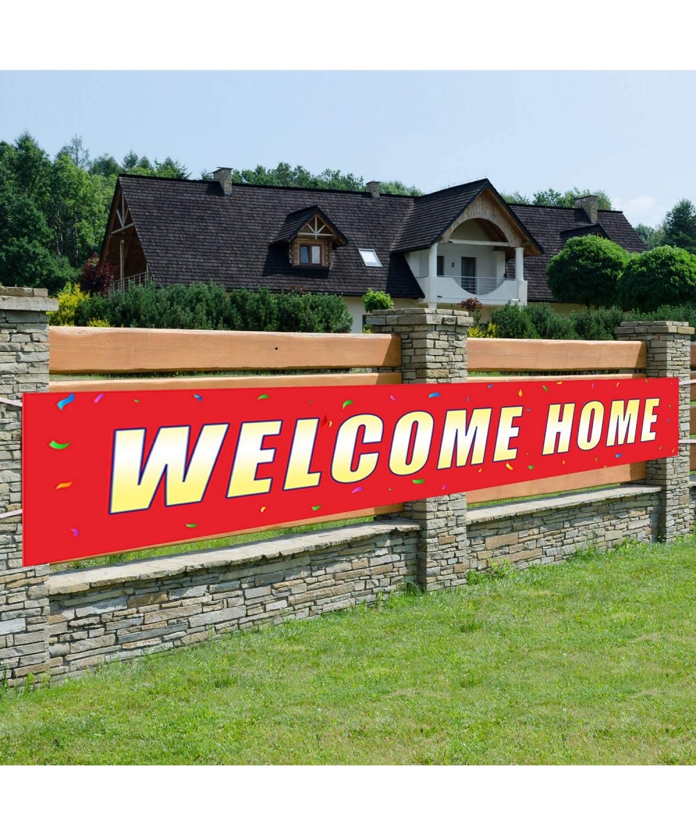 Welcome Home Banner-Back Home Welcome Sign-Extra Large Homecoming Party Decorations(Welcome Home) - Welcome Home - CY1926X0ER...