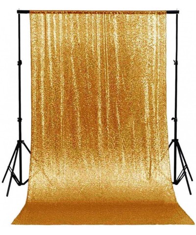 3FTX7FT-Sequin Backdrop-Curtain-Gold - 36X84-Inches Sequin Photography Curtain-Ready to Ship. (Gold) - Gold - CN12N39WTJZ $12...