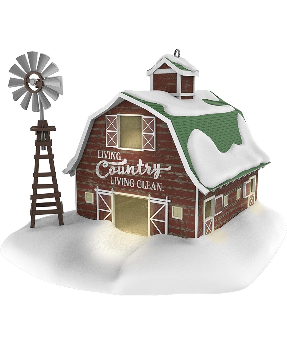 Christmas 2019 Year Dated Clean Country Living Barn and Windmill Farm Ornament - CN18OEK5KGX $22.67 Ornaments