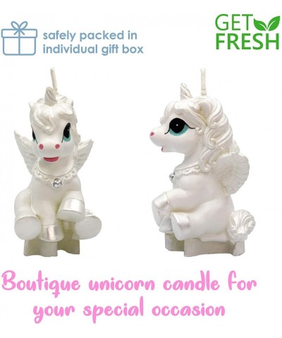 Unicorn Candle for Birthday and Wedding - Premium Quality Unicorn Candle Cake Topper in Gift Box - Elegant Unicorn Cake Decor...