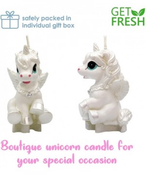 Unicorn Candle for Birthday and Wedding - Premium Quality Unicorn Candle Cake Topper in Gift Box - Elegant Unicorn Cake Decor...