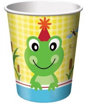8-Count 9-Ounce Hot/Cold Paper Cup- Frog Pond Fun - CN11IP5WG9R $6.12 Tableware