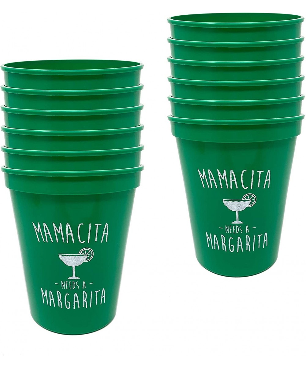 Celebration Saying Party Cups - 12 Mamacita Needs a Margarita (Green) - 12 Mamacita Needs a Margarita (Green) - CJ190ELH70L $...